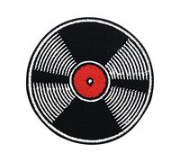 Iron-on Record Patch | Retro Music Iron on Patch, Rock Vinyl, Old School Embroidery, Vintage Badge, Ironable Finally Home