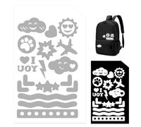 Iron On Reflective Stickers for Clothes, High Visibility Safety Reflective Stickers, Silver Heat Transfer Patches, Washable DIY Custom Clothing Decal for Jackets, Bags, Hats & Running Gear(Style 2)