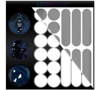 Iron On Reflective Stickers for Clothing | Reflectorized Decals for Customizing, Decorating & Nighttime Safety | Iron On Reflective Tape for Clothing | Waterproof & Durable Reflective Sticker Kit