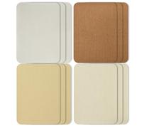 Iron on Repair Patches Inside, 12PCS Repair and Decoration Kit, Cloth Repair Mending Patches for Pants, Dress, Shirts, Coats, Jeans (Mixed Color, 2.9 x 4.1 inch / 7.5 x 10.5 cm)