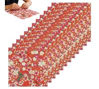 Iron on Sheet for Ironing Beads - Pack of 12 Transparent Protective Sheets, Non Stick Shine, Creative Support Pixel Art Fusion, Stable Heat Transmission | Board