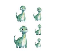 Iron-On Transfer Dino BDI002 in Various Sizes on an A4 Sheet