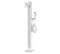 Iron Outdoor Water Column with Double Faucets, Freestanding Floor Mounted Hydrant Water Tap, Garden Hydrant Standing Outdoor Spigot for Garden Farm Pasture Irrigation(Style 4,Height: 60cm/23.6in)