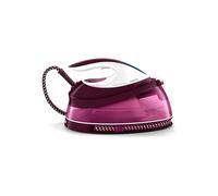 Iron PerfectCare Compact Steam Generator - 2400W, 400g Steam Boost, 6.5 Bar Pressure, OptimalTEMP Technology, 1.5L Tank, Burgundy/White (GC7842/46)
