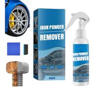 Iron Powder Remover Spray - 2026 Upgraded Multi-functional Quick-acting Rust Removal Spray, Fast-Acting Sprays for Auto Rust and Stains for Car, Tools, Metal (1 Pc, 1 Count (Pack of 1))