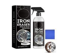 Iron Powder Remover Spray, Iron Eraser Rust Remover Spray Kit, Rust Remover for Metal, Heavy Duty Metal Rust Remover Spray for Car Wheels and Paint, Anti Rust Treatment for Automotive Surface