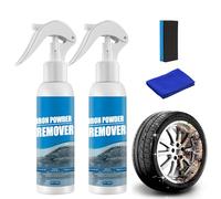 Iron Powder Remover Spray, Multi-Functional Quick-Acting Rust Removal Spray for Metal Surfaces,Iron Remover Sprays for Car,Iron Stain Cleaner for Wheels, Tools & Hardware (2)