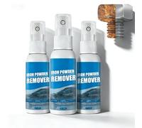 Iron Powder Remover Spray, Multi-functional Quick-acting Rust Removal Spray, Portable Rust Remover Spray for Metal for Metal, Bikes, Tools, Furniture (30 ML,3 PCS)