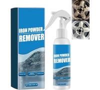 Iron Powder Remover Spray, Rust Remover for Steel & Iron, Multi-Functional Quick-Acting Rust Removal Spray Instant, Multipurpose Iron Powder Rust Remover for Car, Metal Tools & Household, 100ml (1PC)