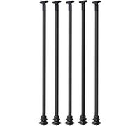 Iron Railing Stair Handrail Kit, Heavy Duty Metal Handrail Posts for Decks, Patio Restaurants, Schools, Indoors