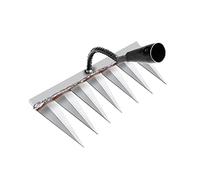 Iron Rake for Gardening and Weeding, Ironrake the Heavy Duty Iron Weeding Rake, Rake for Dethatching Lawn, Garden Weeding Tools for Backyard Lawn Loosening