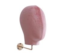 Iron Reinforced Wall Hook Wigs Display Stand Multi Purpose Salon Cap Holder Easy to Clean 3 Layered Frame Wigs Organiser