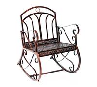 Iron Rocking Chair-Bronze