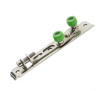 Iron Rubber Sliding Door Roller 112 mm Ball Bearing Smooth (19 mm Pointed