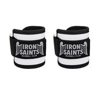 Iron Saints Cable Machine Ankle Straps - Adjustable Padded Ankle Cuffs for Glute Kickbacks, Leg Extensions & Lower Body Workouts - Gym Cable Attachment (Pair) (Desert Tan - Classic)