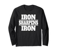 Iron Sharpens Iron 27:12 ONE Man Sharpens Another Long Sleeve T-Shirt