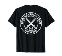 Iron Sharpen's Iron - Christian Gym Workout T-Shirt