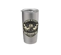 Iron Sharpen's Iron Christian Men Bible Scripture Gym Workou Stainless Steel Insulated Tumbler