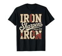 Iron Sharpen's Iron Christian Men Fathers Day T-Shirt