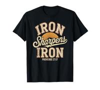 Iron Sharpen's Iron Christian Men Fathers Day T-Shirt