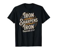 Iron Sharpen's Iron Christian Men Fathers Day T-Shirt