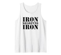 Iron Sharpens Iron Inspirational Gym Tank Top