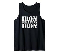 Iron Sharpens Iron Inspirational Gym Tank Top