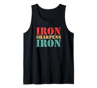 Iron Sharpens Iron Inspirational Gym Tank Top