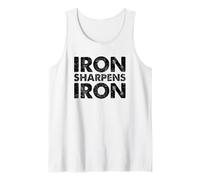 Iron Sharpens Iron Inspirational Workout Tank Top