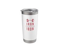 Iron Sharpens Iron Motivational Stainless Steel Insulated Tumbler