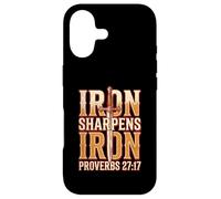 Iron Sharpens Iron Proverbs 27 17 Brothers in Christ Case for iPhone 17