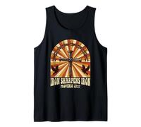 Iron Sharpens Iron Proverbs 27:17 Christian Cross Tank Top