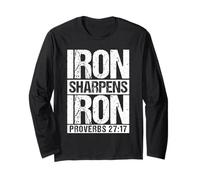 Iron Sharpens Iron Proverbs 27:17 Long Sleeve T-Shirt