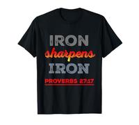 Iron Sharpens Iron Scripture Verse Bible Quote T-Shirt