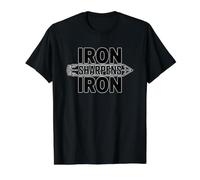 Iron Sharpens Iron Value Graphic T-Shirt, Men, Black, M