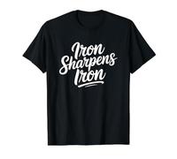 Iron Sharpens Iron Value Graphic T-Shirt, Men, Black, S