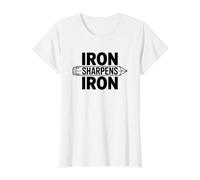 Iron Sharpens Iron Value Graphic T-Shirt, Women, White, S