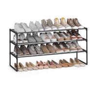 Large Capacity 3-Tier Shoe Rack - Holds Up to 18 Pairs