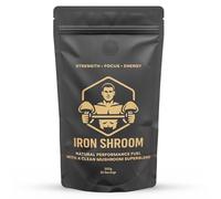 Iron Shroom Chocolate-Flavoured Functional Performance Fuel | Whey, Creatine & Mushroom Superblend with Lion’s Mane, Reishi, Chaga & Cordyceps | 300g | 30 Servings