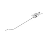 Iron Silver Portable Tuba Music Score Clip 4x4mm Jack for Marching | Lightweight, Simple Stylish Clip Design, Not Easy to Deform, Easy to Use for Book Support