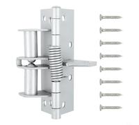 Iron Spring Hinge 10cm Auto Shut Off Mechanism(Silver)