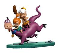 Iron Studios Art Scale Statue 1/10 Dino Pebbles and BAMM-BAMM The Flintstones 13 cm