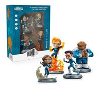 Iron Studios Fantastic Four Pack Statue (Metallic Version): Fantastic 4 First Steps 20.8 cm