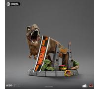 Iron Studios Jurassic Park T-Rex Illusion Deluxe Minico Limited Edition Commemorative Diorama (5.8 )