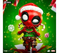 Iron Studios Marvel Comics Deadpool (Holidays Version) Minico Figure