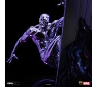 Iron Studios Marvel Infinity Gauntlet Diorama Art Scale 1/10 Silver Surfer Deluxe Figure