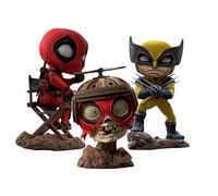Iron Studios Minico Deadpool, Wolverine and Headpool Deadpool & Wolverine Statue 14.5cm