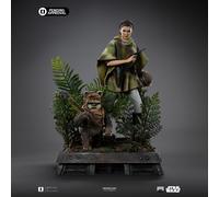 Iron Studios Star Wars Episode VI Leia and Wicket Art Scale 1/10 Scale Statue