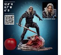 Iron Studios The Witcher Netflix Geralt of Rivia BDS Art Scale Statue