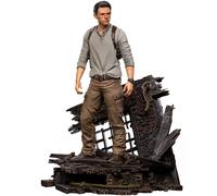 Iron Studios Uncharted Movie Nathan Drake (Deluxe) 1/10 Scale Resin Figurine, 22cm Multicolored
